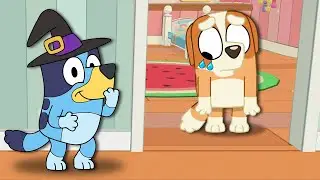 BLUEY SE DISFARÇOU DE BRUXA PARA TROLAR A BINGO