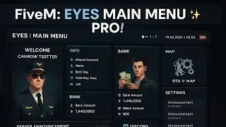 [QBCore - ESX] Pause Menu (Fivem Eyes Store)