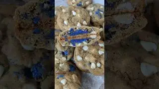 Macaron Stuffed Cookies #shorts #cookies