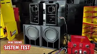 sound system miniature, subwoofer KV2 test