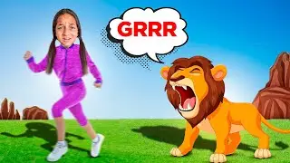 TIO LUCAS FINGE SER ANIMAL PARA ASSUSTAR A LAILA | TIO LUCAS E LAILA SHOW