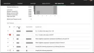 Agilix Buzz: Test Analytics Reports