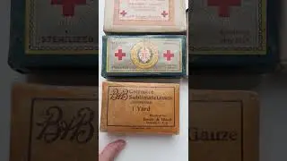 Американские перевязочные пакеты Май 1917 года. Johnsons &Johnsons. Bauer & Black.
