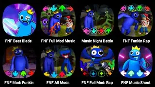 FNF Rainbow Friends, Friends To Your End, FNF Beat Blade, Music Night Battle, FNF Waifu Battle