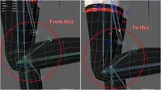 Maya lt. Character skeleton rigging with extra joints.