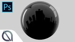 Create realistic shiny sphere (HDRI effect) - Tutorial - Photoshop