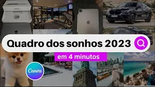 COMO FAZER QUADRO DOS SONHOS no CANVA? - (PASSO A PASSO do zero)
