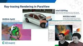 Advanced rendering of scientific data using ray-tracing in ParaView