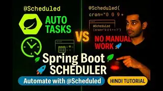 Spring Boot Scheduler 🚀 | @Scheduled Annotation with Real Examples 🌿 Hindi Tutorial