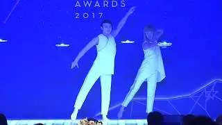 Drone dance with dancers at Shangri-la Hotel Ballroom Singapore