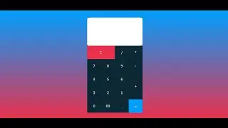 create a calculator using html and css