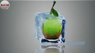 Frozen Ice Cubes 3D Effects Photoshop Tutorial