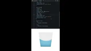 Liquid Animation 🥛🌊 using pure HTML & CSS | CSS Tricks | Coding 🔥 #shorts