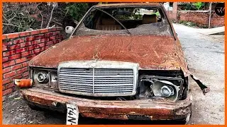 How the restoration of the 40-year-old Mercedes super car was done #restoration #oldrestoration