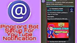HOW TO SETUP YOUTUBE NOTIFICATION IN YOUR DISCORD SERVER