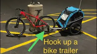 How to Hook up a bike trailer, Burley D' Lite X