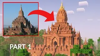 Minecraft - How to Build an Asian Temple [Tutorial] - Part 1