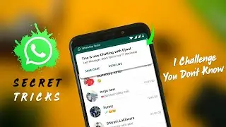 Hidden whatsapp features 💯 percent working