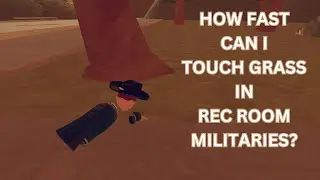How Fast Can I Touch Grass in Rec Room Militaries? | Absurd Rec Room Challenge