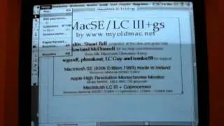 MacSE/LCIII+gs - Credits & Desktop