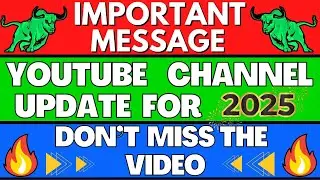 YouTube Channel Update 📢⚠️🚨 and 1 Stock chart🔥🚀✔️