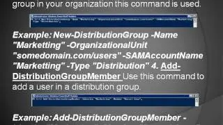 Some important Exchange Server 2010 Shell Commands.avi