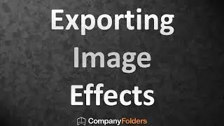 Exporting Image Effects from Your Free Design Template