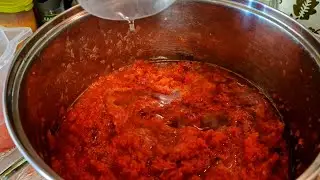 ЗАГОТОВКА 🍅🥫🌶ДЛЯ ВКУСНЫХ 🍲ЩЕЙ СУПОВ И ПОДЛИВ👩‍🍳 ГОТОВЛЮ НА ЗИМУ ПРОСТО И БЫСТРО 