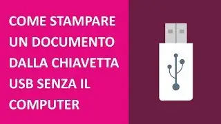 come stampare un documento da chiavetta usb a multifunzione senza il pc.  INEO+3350