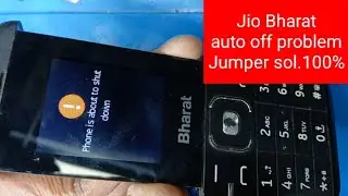 Jio Bharat auto off problem Jumper sol.