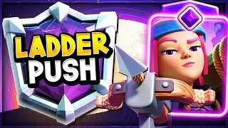 Top Ladder Push With the BEST XBOW DECK 🧨 — Clash Royale