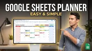 How to Make a Simple Calendar Planner in Google Sheets (Updated 2026 Step-by-Step Beginner Guide)