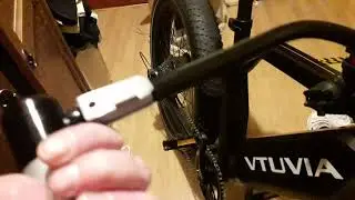 Kryptonite FlexFrame U-Bracket installed on VTUVIA SN100