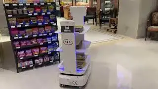 Robot working at Exhibition
