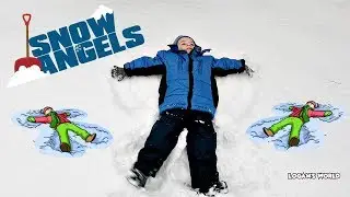 Making SNOW ANGELS | Winter Fun for Children