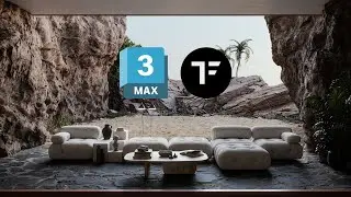 Acantilados y formaciones rocosas con 3DSMAX y Tyflow