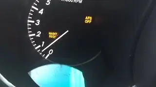 Lexus RX 350 Maintenance Required Light Reset | AFS Light OFF