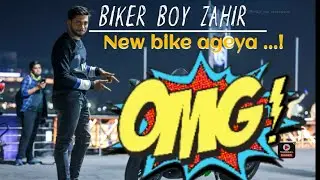 @bikerboyzahir ka new bike ageya ...!