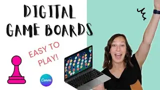 Create and Play a Digital Game Board with Canva (Online Teachers)