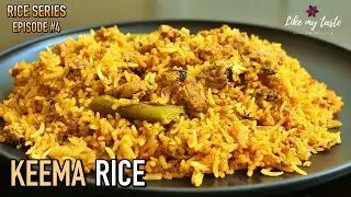 Keema Rice | One Pot Keema Rice | Quick Minced Chicken Rice Recipe