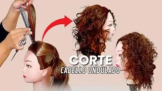 🔴 Como cortar el CABELLO ONDULADO ▬ RIZADO ✅ *HAZLO TU MISMA* ▬ CLASE #1