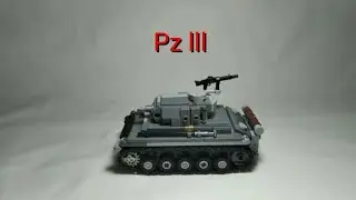 LEGO инструкция на Panzer kampfwagen lll (пз 3)