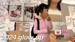 2024 IT GIRL GLOW UP ⭐🍓 productive habits, journaling, vision board *10 things you NEED to do*