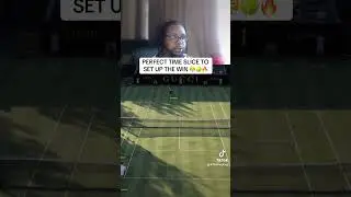Perfect time slice + poisoned slice = win😂🎾 #topspin2k25 #topspin #2kcommunity #2k #tennis #shorts