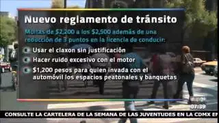 Nuevo Reglamento de Tránsito 2015 CDMX