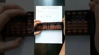 2 by 2 multipication on Abacus with explanation.