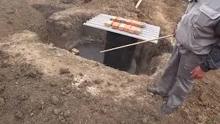 73. Вид участка с проложенными инженерными сетями