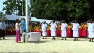 Graeme Tuckett: First ever raising of the national flag of Tokelau. Filmed in 2009.