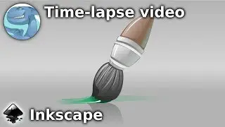 Stylized brush. Speed vector art with Inkscape.