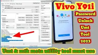 Vivo Y91i Password Unlock One Click Umt Tool | Must Use Mtk Utility Tool | Frp bypass Simple Ways 🙏